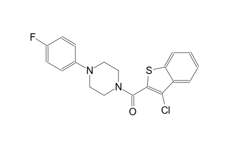 piperazine, 1-[(3-chlorobenzo[b]thien-2-yl)carbonyl]-4-(4-fluorophenyl)-