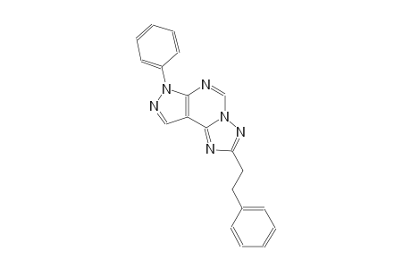 7-phenyl-2-(2-phenylethyl)-7H-pyrazolo[4,3-e][1,2,4]triazolo[1,5-c]pyrimidine