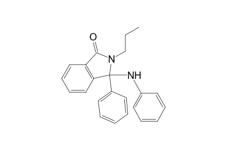 3-Anilino-3-phenyl-2-propyl-1-isoindolone