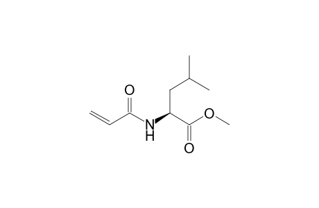 (2S)-2-acrylamido-4-methyl-valeric acid methyl ester