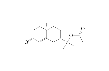 (4aR-cis)-7-[1-(Acetyloxy)-1-methylethyl]-4,4a,5,6,7,8-hexahydro-4a-methyl-2(3H)-naphthalenone