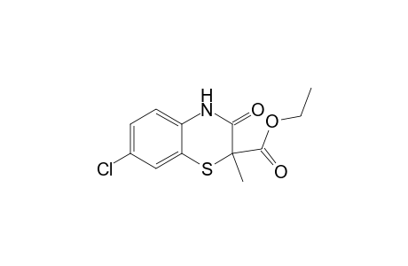 7-Chloro-2-methyl-3-oxo-4H-1,4-benzothiazine-2-carboxylic acid ethyl ester