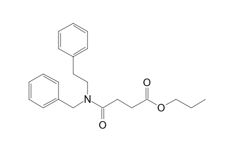 Succinic acid, monoamide, N-benzyl-N-(2-phenylethyl)-, propyl ester