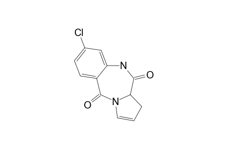 8-CHLORO-5,10,11,11A-TETRAHYDROPYRROLO-[2,1-C]-[1,4]-BENZODIAZEPIN-5,11-DIONE