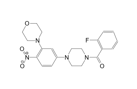 morpholine, 4-[5-[4-(2-fluorobenzoyl)-1-piperazinyl]-2-nitrophenyl]-