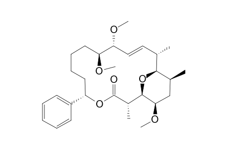 (1R,2S,3E,5R,6S,11S,14S,15R,16R,18S)-5,6,16-trimethoxy-2,14,18-trimethyl-11-phenyl-12,19-dioxabicyclo[13.3.1]nonadec-3-en-13-one