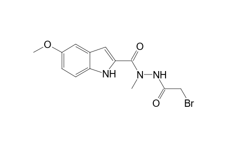 N(2)-(2'-Bromoacetyl-N-methyl-5-methoxyindole-2-carbohydrazide