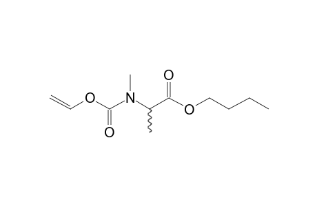 dl-Alanine, N-methyl-N-(vinyloxycarbonyl)-, butyl ester