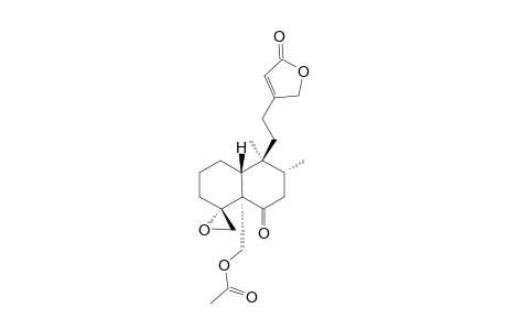19-ACETOXY-4-ALPHA,18-EPOXY-6-OXONEOCLEROD-13-EN-15,16-OLIDE
