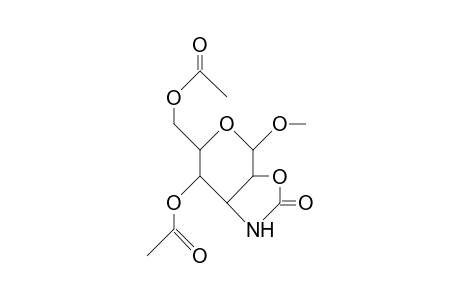 7-Acetoxy-6-acetoxymethyl-4-methoxy-2-oxo-hexahydro-pyrano(4,3-D)oxazole