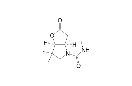 cis-N-[(methylamino)carbonyl]-3-hydroxy-4,4-dimethylpyrrolidine-2-acetic acid lactone