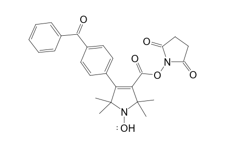 4-(4-Benzoylphenyl)-2,2,5,5-tetramethyl-2,5-dihydro-1H-pyrrol-1-yloxyl-3-carboxylic acid N-Succinimide Ester radical