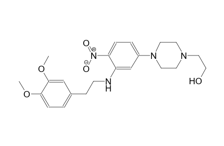 1-piperazineethanol, 4-[3-[[2-(3,4-dimethoxyphenyl)ethyl]amino]-4-nitrophenyl]-