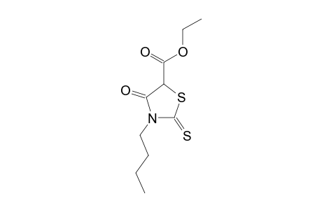 Ethyl 3-butyl-4-oxo-2-thioxo-1,3-thiazolane-5-carboxylate