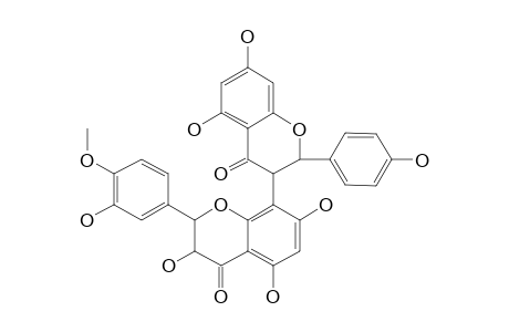 BIS-3-(4',5,7-TRIHYDROXY-FLAVANONE)-8-(3',5,7-TRIHYDROXY-4'-METHOXY-FLAVANONOL);KOLAFLAVANONE