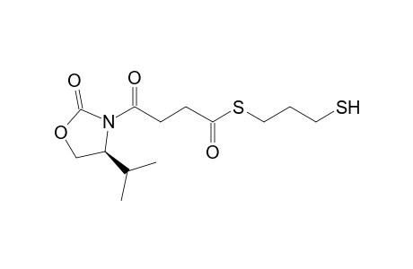 5,8-Dioxo-4-thia-8-[(4S)-4-(1-methylethyl)-2-oxo-oxazolidin-3-yl]octanethiol