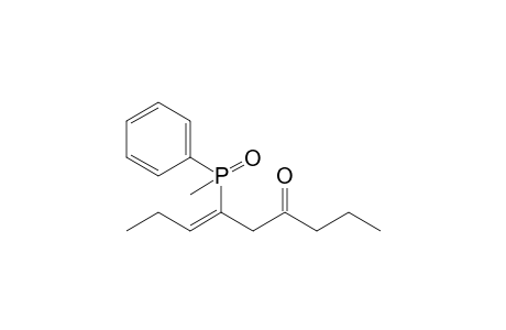 4-(Methylphenylphosphinyl)-3-nonen-6-one