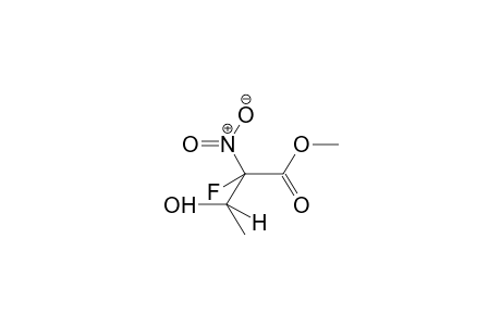 2-FLUORO-2-NITRO-3-HYDROXYBUTANOIC ACID, METHYL ESTER (DIASTEREOMER 1)