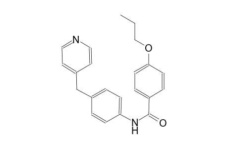 4-propoxy-N-[4-(4-pyridinylmethyl)phenyl]benzamide