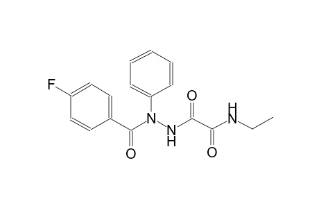 N-Ethyl-2-[2-(4-fluorobenzoyl)-2-phenylhydrazino]-2-oxoacetamide