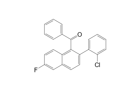 [2-(2-Chlorophenyl)-6-fluoronaphthalen-1-yl](phenyl)methanone