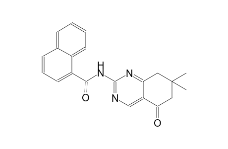 N-(7,7-dimethyl-5-oxo-5,6,7,8-tetrahydro-2-quinazolinyl)-1-naphthamide