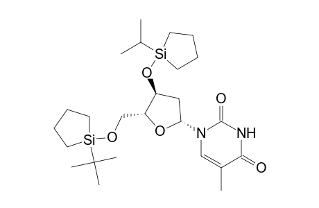 Thymidine, 5'-O-[1-(1,1-dimethylethyl)silacyclopent-1-yl]-3'-O-[1-(1-methylethyl)silacyclopent-1-yl]-