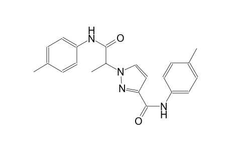 1H-pyrazole-1-acetamide, alpha-methyl-N-(4-methylphenyl)-3-[[(4-methylphenyl)amino]carbonyl]-