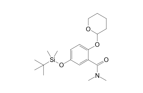 5-(tert-Butyldimethylsiloxy)-N,N-dimethyl-2-(tetrahydropyran-2-yloxy)benzamide