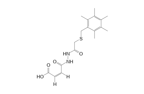 maleic acid, 2-{[(2,3,4,5,6-pentamethylbenzyl)thio]acetyl}hydrazide
