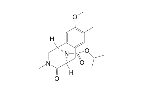 1,2,3,4,5,6-Hexahydro-1,5-imino-9-methoxy-3,8-dimethyl-4-oxo-3-benzazocine-11-carboxylic acid isopropyl ester