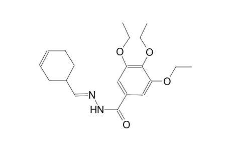 N'-[(E)-3-cyclohexen-1-ylmethylidene]-3,4,5-triethoxybenzohydrazide