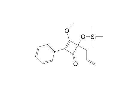3-Methoxy-2-phenyl-4-(2-propenyl)-4-[(trimethylsilyl)oxy]-2-cyclobuten-1-one