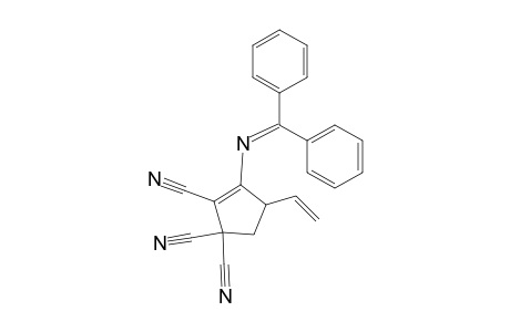 2-Cyclopentene-1,1,2-tricarbonitrile, 3-[(diphenylmethylene)amino]-4-ethenyl-