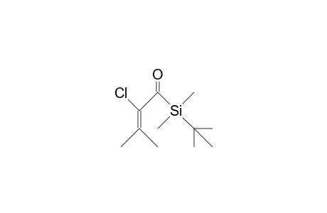 1-(T-Butyl-dimethyl-silyl)-2-chloro-3-methyl-2-buten-1-one