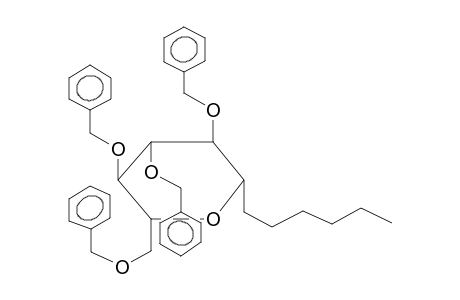 1-DEOXY-1-C-HEXYL-2,3,4,6-TETRA-O-BENZYL-BETA-D-GLUCOPYRANOSE