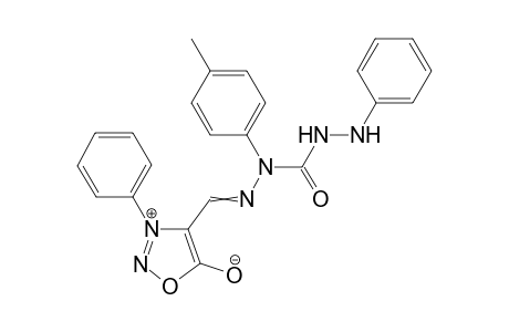 3-Phenylsydnon-4-ylaldehyde 2-(4-methylphenyl)-5-phenylcarbazone