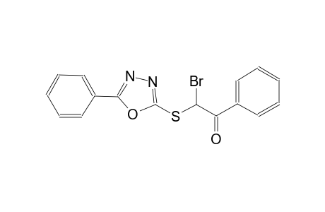 ethanone, 2-bromo-1-phenyl-2-[(5-phenyl-1,3,4-oxadiazol-2-yl)thio]-