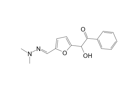 2-[5-[(E)-(dimethylhydrazinylidene)methyl]-2-furanyl]-2-hydroxy-1-phenylethanone