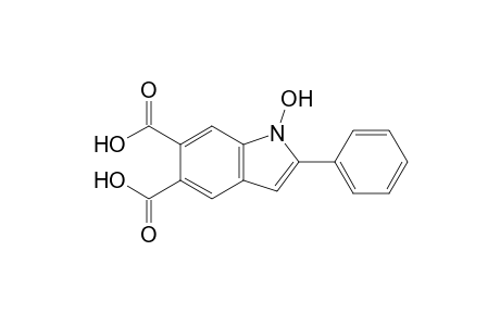 1-Hydroxy-2-phenyl-1H-indole-5,6-dicarboxylic acid