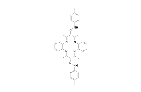 7,16-bis(4'-Methylphenylazo)-6,8,15,17-tetramethyldibenzo[b,I]-[1,4,8,11]-tetraazacyclotetradecine