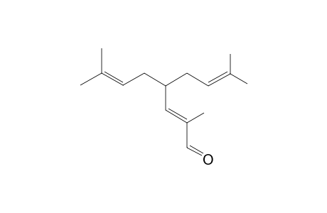 (E)-2,7-Dimethyl-4-(3-methylbut-2-en-1-yl)oct-2,6-dienal