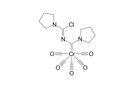 Pentacarbonyl{[(chloropyrrolidinomethylene)amino]pyrrolidinocarbene}chromium