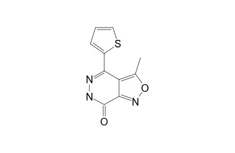 3-METHYL-4-(2-THIENYL)-ISOXAZOLO-[3,4-D]-PYRIDAZIN-7-(6H)-ONE