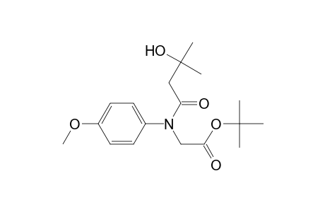 N-[(tert-Butoxycarbonyl)methyl]-N-(4-methoxyphenyl)-3-hydroxy-3-methylbutanamide
