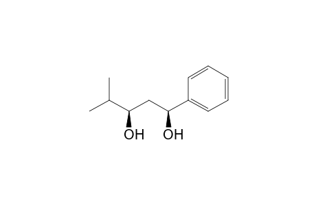 (1S,3R)-4-methyl-1-phenyl-pentane-1,3-diol