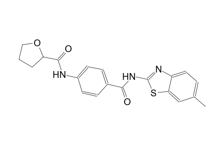 2-furancarboxamide, tetrahydro-N-[4-[[(6-methyl-2-benzothiazolyl)amino]carbonyl]phenyl]-
