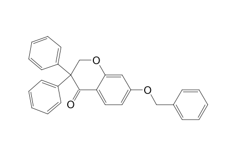 4H-1-Benzopyran-4-one, 2,3-dihydro-3,3-diphenyl-7-(phenylmethoxy)-
