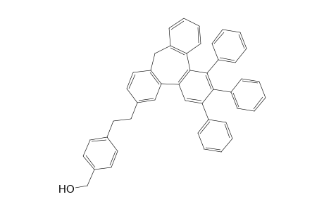 6-[2'-(4"-<Hydroxymethyl>phenyl)ethyl]-1,2,3-triphenyl-9H-tribenzo[a,c,e]cycloheptatriene
