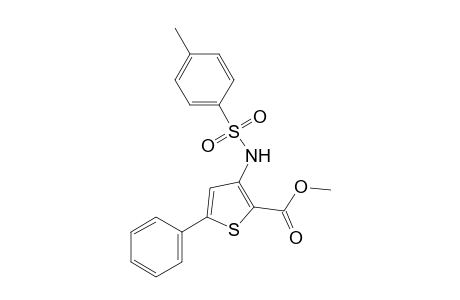 5-phenyl-3-(p-toluenesulfonamido)-2-thiophenecarboxylic acid, methyl ester